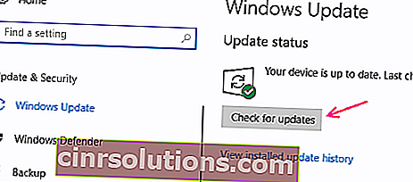 Chk Güncellemeleri Sürücü Güç Durumu Arızası Hatasını Düzeltme Windows 10