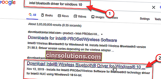 Intel Bluetooth 다운로드