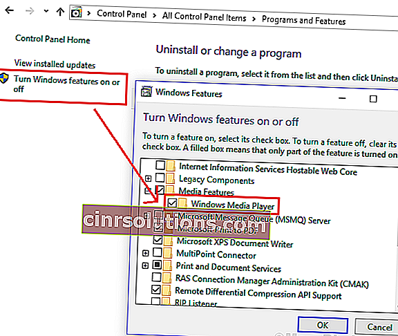 Instal ulang Windows Media Player