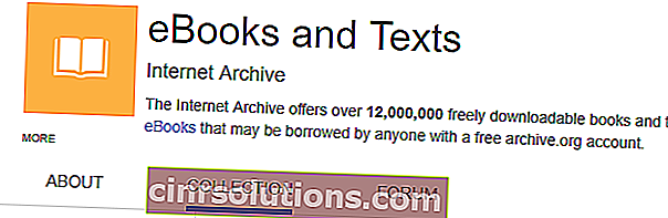 أرشيف الإنترنت كتب إلكترونية مجانية