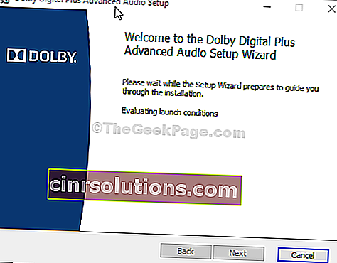 Dolby 설정