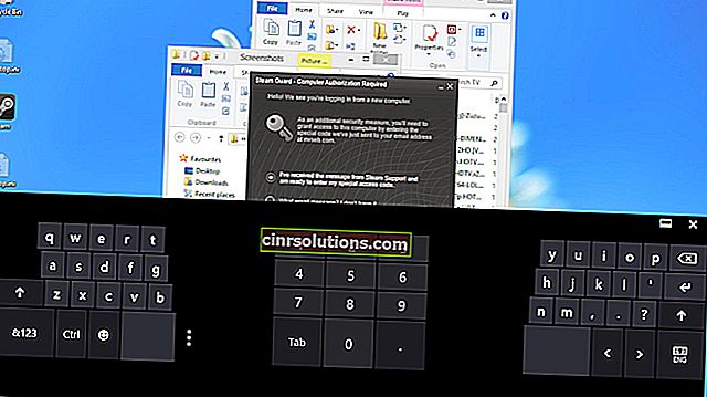 Windows 10'u ekran klavyesine indirin