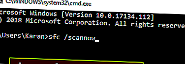 เรียกใช้ System File Checker เพื่อแทนที่ไฟล์ Explorerframe.dll ที่เสียหาย