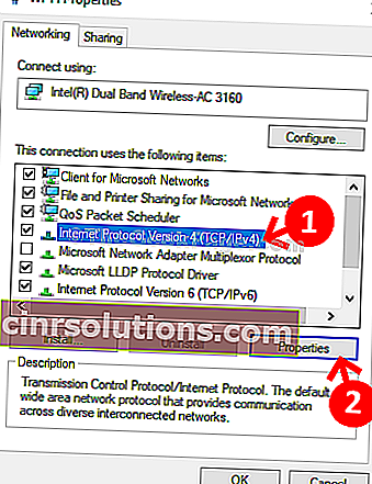 Wi-Fiプロパティインターネットプロトコルバージョン4（tcp Ipv4）プロパティ
