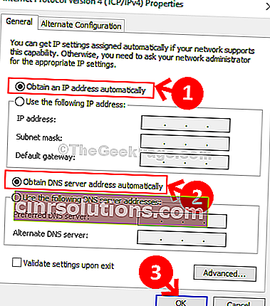 インターネットプロトコルバージョン4（tcp Ipv4）Ipアドレスを自動的に取得するDnsサーバーアドレスを自動的に取得する