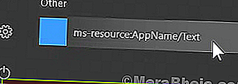 Ms Resource Appname Text