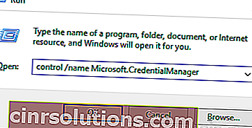 Microsoft Credential Manager ขั้นต่ำ