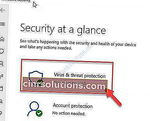 ウイルスと脅威の保護