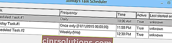 Solways Task Scheduler